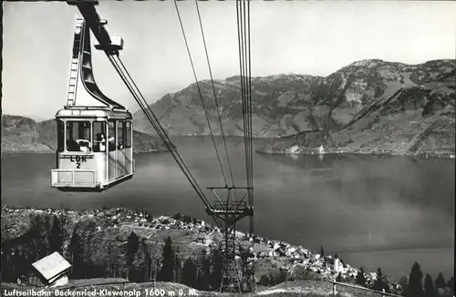 Beckenried Luftseilbahn  Kat. Beckenried