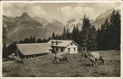 Engelberg OW Kuehe Kat. Engelberg