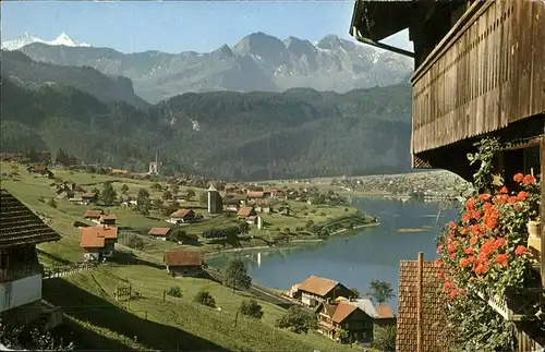 Lungern See Wetterhorn Kat. Lungern