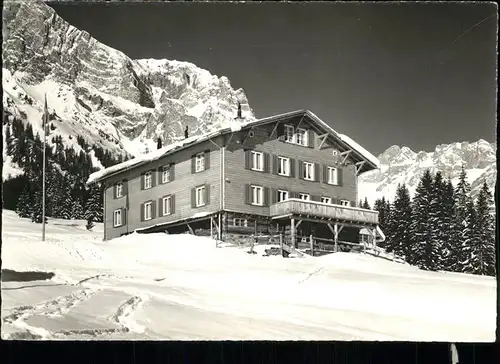 Engelberg OW Restaurant Pension Untertruebsee Kat. Engelberg