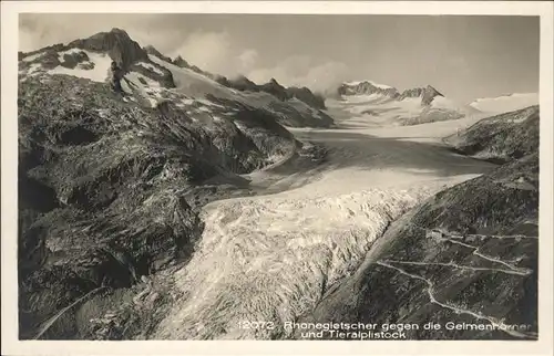 hw13005 Rhonegletscher Glacier du Rhone  Kategorie. Rhone Alte Ansichtskarten