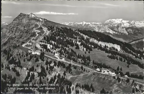 Rigi-Staffel Mythen Glaernisch Fliegeraufnahme  Kat. Rigi-Staffel