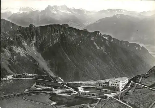 Rochers de Naye Fliegeraufnahme Grand Hotel  Kat. Rochers de Naye