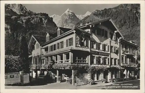 Meiringen Hotel Hirschen Kat. Meiringen