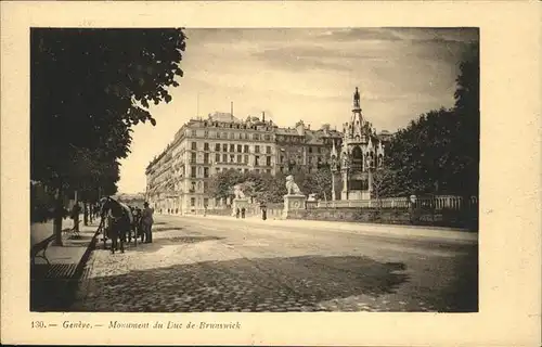 Genf GE Monument du Duc de Brunswick Kat. Genf