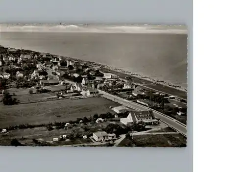 Duhnen Nordsee Fliegeraufnahme / Cuxhaven /Cuxhaven LKR