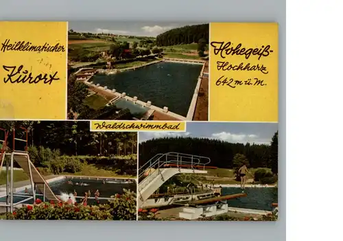 Hohegeiss Harz Schwimmbad  / Braunlage /Goslar LKR