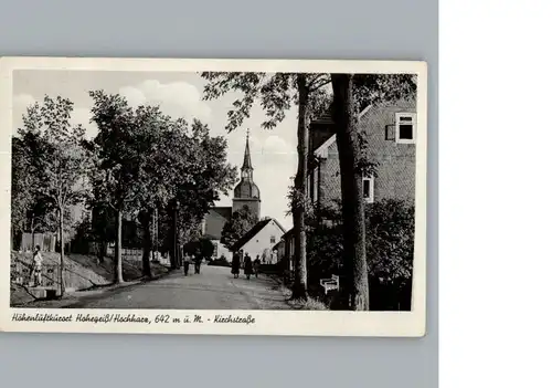 Hohegeiss Harz Kirchstrasse / Braunlage /Goslar LKR