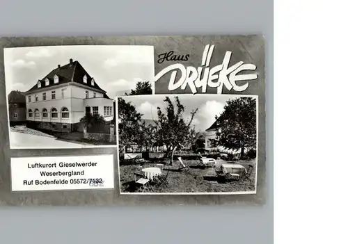 Bodenfelde Haus Drueeke / Bodenfelde /Northeim LKR
