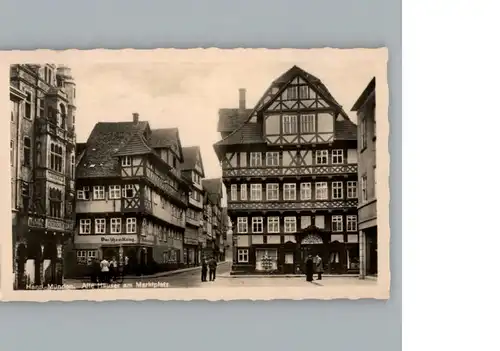 Hannoversch Muenden Handlung Marktplatz / Hann. Muenden /Goettingen LKR