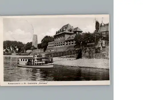 Kaiserswerth Gaststaette Zollhaus / Duesseldorf /Duesseldorf Stadtkreis