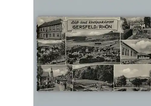 Gersfeld Rhoen Mehrfachansicht / Gersfeld (Rhoen) /Fulda LKR