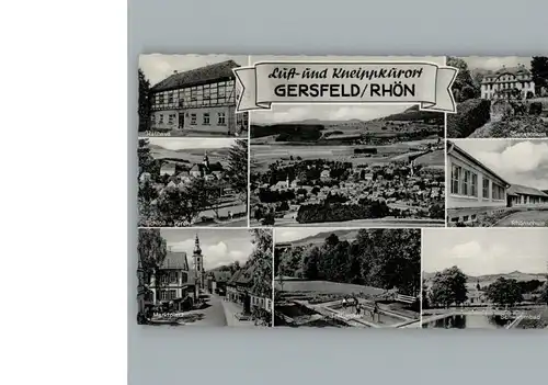 Gersfeld Rhoen Mehrfachansicht / Gersfeld (Rhoen) /Fulda LKR