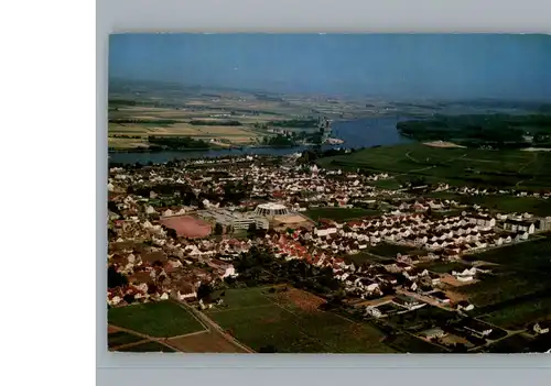 Nierstein Rhein Fliegeraufnahme / Nierstein /Mainz-Bingen LKR