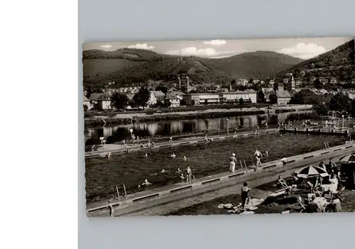 Eberbach Baden Schwimmbad / Eberbach /Heidelberg Stadtkreis