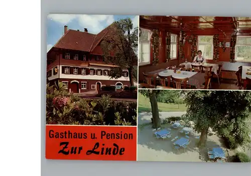 Oberharmersbach Gasthaus, Pension Zur Linde / Oberharmersbach /Ortenaukreis LKR