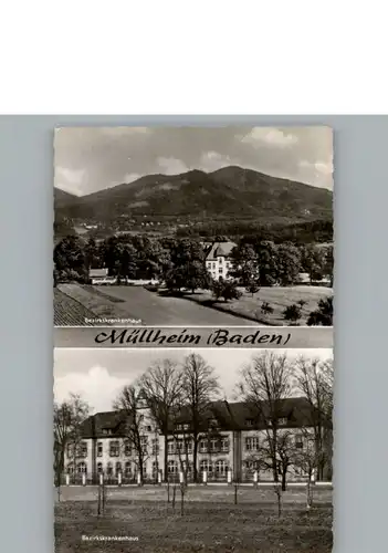 Muellheim Baden Bezirkskrankenhaus / Muellheim /Breisgau-Hochschwarzwald LKR