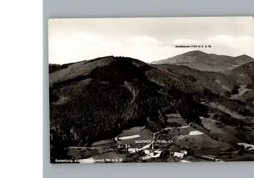 Endenburg Fliegeraufnahme, Gasthof Alpenblick / Steinen /Loerrach LKR