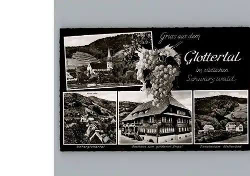 Glottertal Gasthaus zum goldenen Engel / Glottertal Schwarzwald /Breisgau-Hochschwarzwald LKR