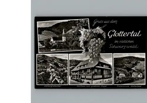 Glottertal Gasthaus zum goldenen Engel / Glottertal /Breisgau-Hochschwarzwald LKR