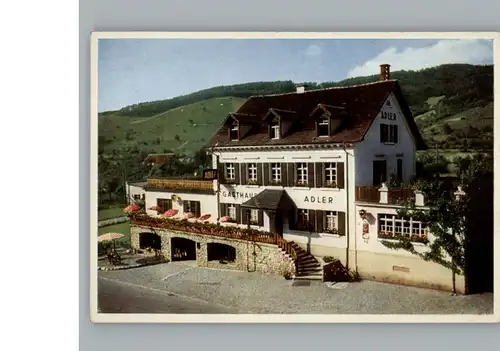 Glottertal Gasthaus zum Adler / Glottertal Schwarzwald /Breisgau-Hochschwarzwald LKR