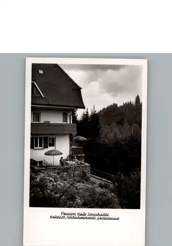 Titisee-Neustadt Pension Haus Sonnhalde / Titisee-Neustadt /Breisgau-Hochschwarzwald LKR