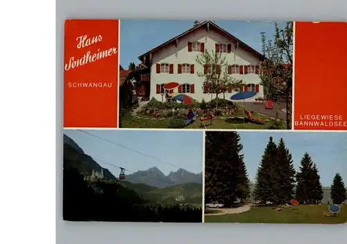 Schwangau Haus Sontheimer / Schwangau /Ostallgaeu LKR