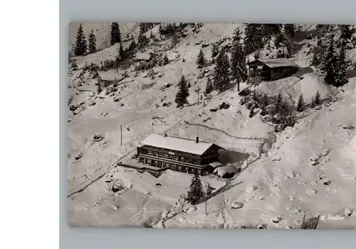 Balderschwang Winter-Karte Haus Ifenblick / Balderschwang /Oberallgaeu LKR