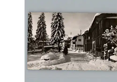 Mittelberg Oy Winter-Karte / Oy-Mittelberg /Oberallgaeu LKR