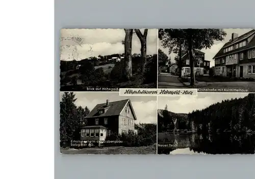 Hohegeiss Harz Kirchstrasse / Braunlage /Goslar LKR