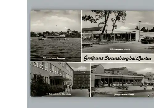 Strausberg Brandenburg Philipp-Mueller-Str Kaufhalle Sued  / Strausberg /Maerkisch-Oderland LKR