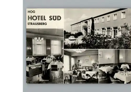 Strausberg Brandenburg Hotel Gaststaette Sued / Strausberg /Maerkisch-Oderland LKR