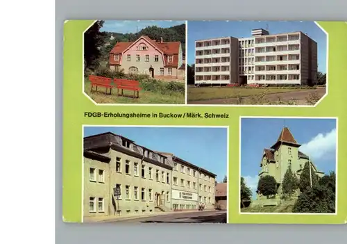Buckow Maerkische Schweiz  / Buckow Maerkische Schweiz /Maerkisch-Oderland LKR