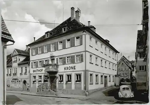Weikersheim Gasthof Krone / Weikersheim /Main-Tauber-Kreis LKR