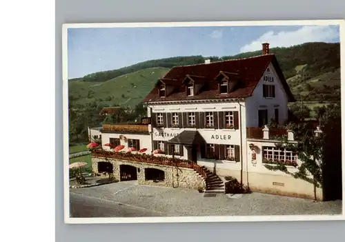 Glottertal Gasthaus zum Adler / Glottertal /Breisgau-Hochschwarzwald LKR