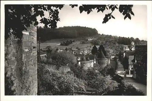 Buedingen Hessen Stadtmauer / Buedingen /Wetteraukreis LKR