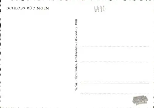 Buedingen Hessen Schloss / Buedingen /Wetteraukreis LKR