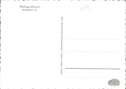 Buedingen Hessen Jerusalemer Tor / Buedingen /Wetteraukreis LKR