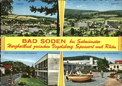 pw00261 Bad Soden Taunus Kurmittelhaus Burgruine Stolzenburg Koenig Heinrich Sprudel Kategorie. Bad Soden am Taunus Alte Ansichtskarten