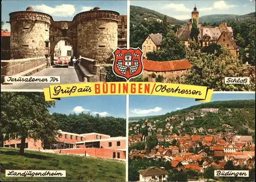 Buedingen Hessen Jerusalemer Tor Schloss Landjugendheim / Buedingen /Wetteraukreis LKR