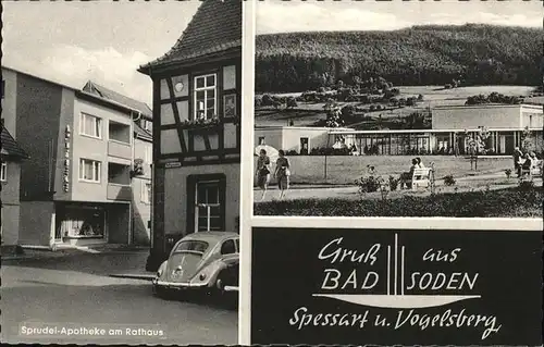 pw00779 Bad Soden Taunus Aprudel-Apotheke Kategorie. Bad Soden am Taunus Alte Ansichtskarten