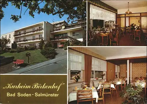 pw00924 Bad Soden-Salmuenster Kurheim Birkenhof Salmuenster Kategorie. Bad Soden-Salmuenster Alte Ansichtskarten