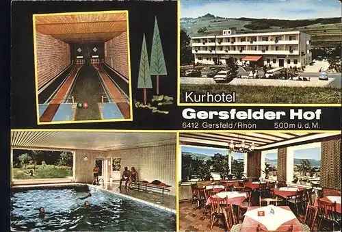 Gersfeld Rhoen Kurhotel Gersfelder Hof Hallenbad Kat. Gersfeld (Rhoen)