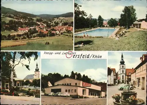 Gersfeld Rhoen Kneipp Luftkurort Brunnen Freibad Kat. Gersfeld (Rhoen)