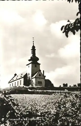 Nierstein Rhein Kilianskirche / Nierstein /Mainz-Bingen LKR