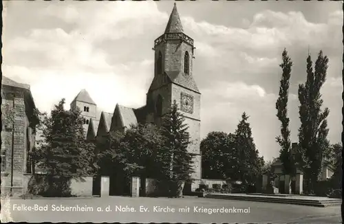 Bad Sobernheim Ev. Kirche Kriegerdenkmal Kat. Bad Sobernheim