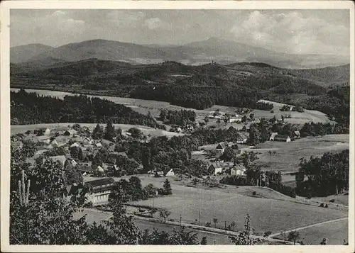 Lueckendorf Panorama Kat. Kurort Oybin