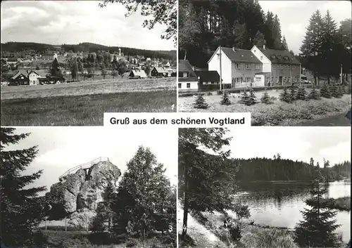 Rautenkranz Ferienheim Frischhuette Schneckenstein Vogtlandsee Kat. Morgenroethe-Rautenkranz