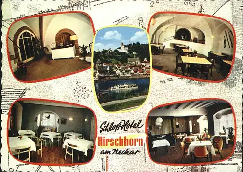 Hirschhorn Neckar Schloss Hotel Hirschhorn Schiff Kat. Hirschhorn (Neckar)