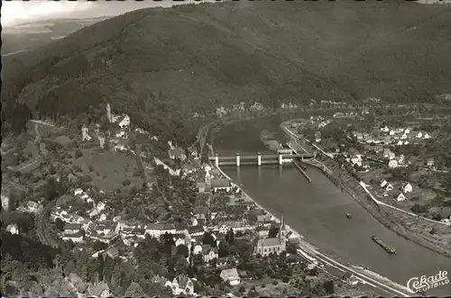 Hirschhorn Neckar Fliegeraufnahme Kat. Hirschhorn (Neckar)